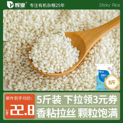 辉业  东北圆糯米5斤
