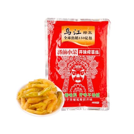 乌江 开味榨菜丝大包装800g
