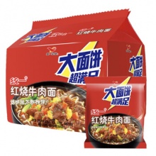 统一 红烧牛肉面142g*5袋