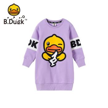 B.Duck 女童长袖卫衣裙