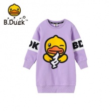 B.Duck 女童长袖卫衣裙