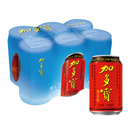 加多宝凉茶饮料310ml*6罐/组