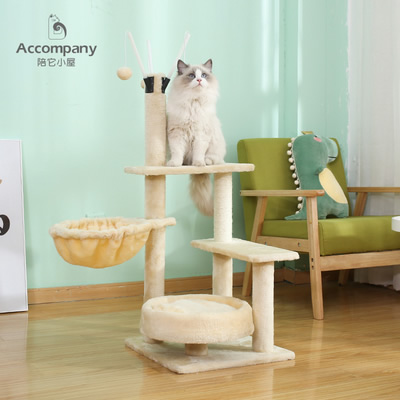 陪它小屋 剑麻猫爬架