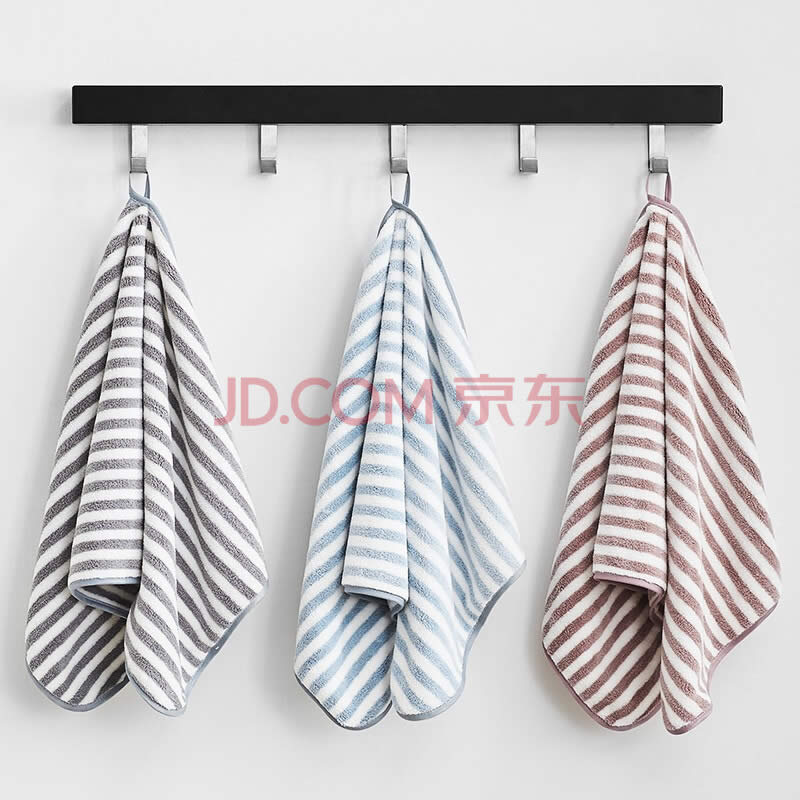 三利 经典条纹挂式毛巾 35*70cm