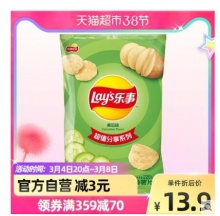 【9.58】乐事 薯片黄瓜味220g