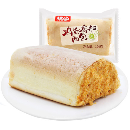 桃李 鸡蛋香松面包600g 120g*5包