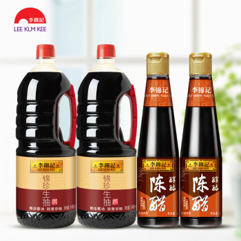 李锦记 锦珍生抽1.45kg*2+醇酿陈醋410ML*2