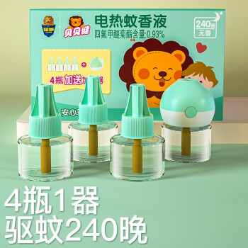 超威 贝贝健 电蚊香液4瓶1器