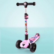 奥迪双钻儿童滑板车 可折叠脚踏滑步车 