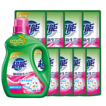 超能 双离子洗衣液11斤套装