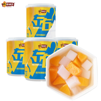林家铺子 左右双色 水果罐头 200g*4