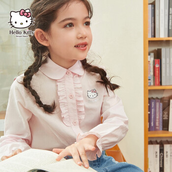 Hellokitty  女童花边衬衫