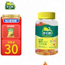 迪巧 儿童钙片软糖营养钙1瓶/58粒