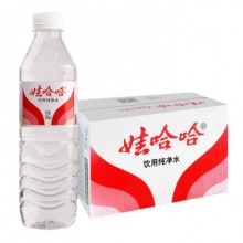 娃哈哈 纯净水饮用水 596ml*24瓶