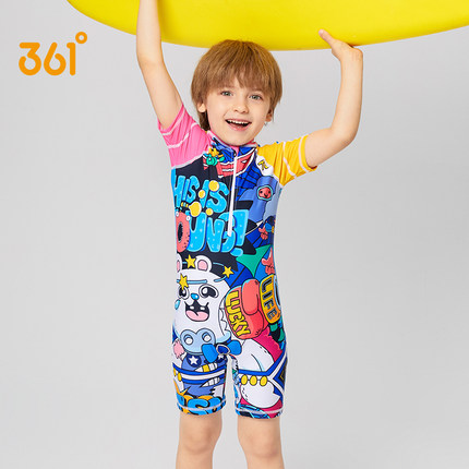 361度  儿童连体泳衣