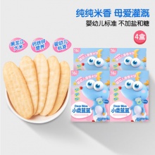 小鹿蓝蓝  婴儿原味米饼41gx4盒
