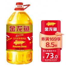 金龙鱼  黄金比例食用植物调和油6.18L