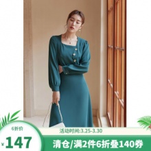 京东 独束2款连衣裙：