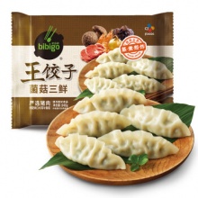 bibigo 必品阁 菌菇三鲜王饺子 840g 约24只