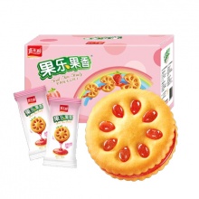 嘉士利 果乐果香果酱夹心饼干整箱1kg