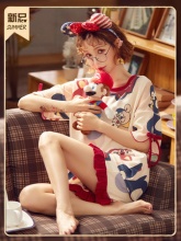 雅模派对 夏天睡衣两件套装