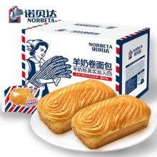 诺贝达 营养早餐零食小面包410g