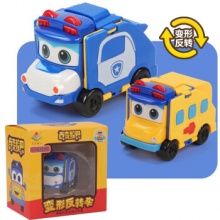百变校巴 变形汽车玩具车
