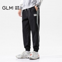 森马集团品牌GLM百搭潮流直筒束脚裤
