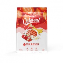 欧扎克 草莓果粒麦片400g
