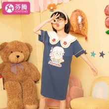 芬腾 纯棉儿童睡裙
