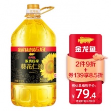 金龙鱼  脱壳螺旋葵花籽油6.18L