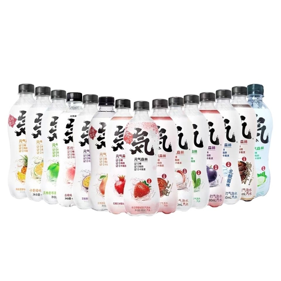 元気森林苏打气泡水多口味480ml*9瓶