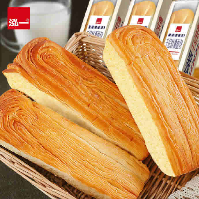 弘一 千层软撕面包3箱共1200g