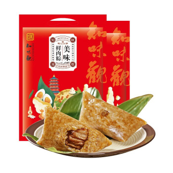 知味观 美味鲜肉粽子 200g*2包