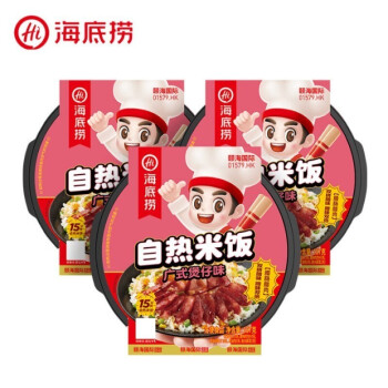 海底捞 自热米饭 多口味 3盒装