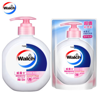 Walch 威露士 倍护滋润健康抑菌洗手液 525ml+补充装250ml