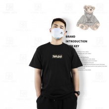 约启 酷黑系列纯棉T恤
