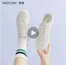 西遇  女款休闲小白鞋