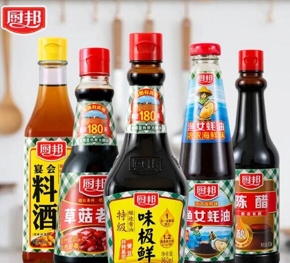 厨邦 生抽蚝油料酒套装