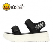  B.Duck小黄鸭 女增高沙滩凉鞋