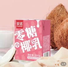 菲诺 零糖椰乳200ml*12盒
