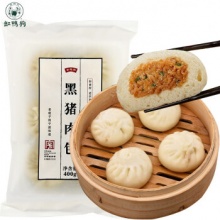缸鸭狗 黑猪肉包400g 10只