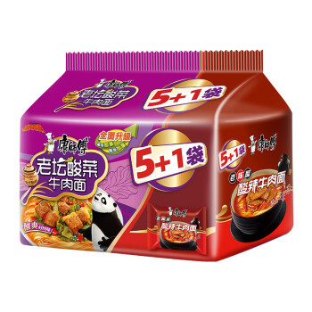 康师傅 方便面6连包