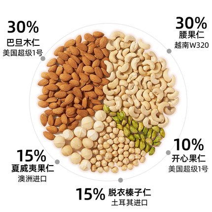 天虹牌混合果仁500g