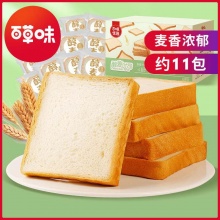 百草味醇麦吐司500g