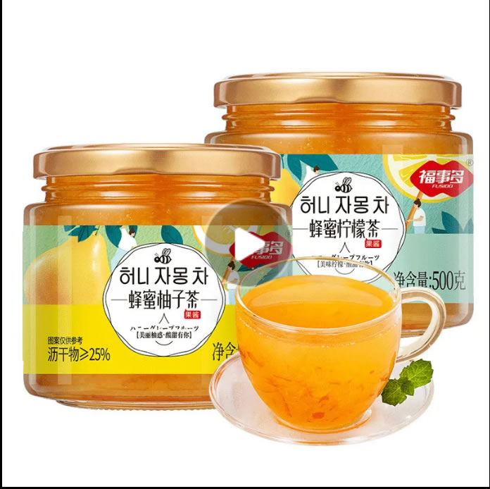 福事多 蜂蜜柚子茶500g