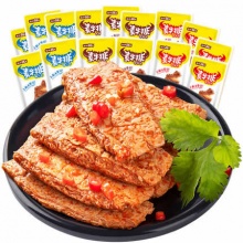 盐津铺子 手撕素肉素牛排