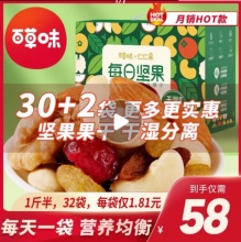 百草味 每日坚果750g