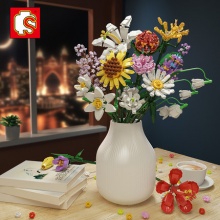  森宝积木 花束装饰积木
