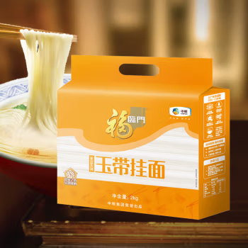 福临门 家宴玉带挂面 2kg